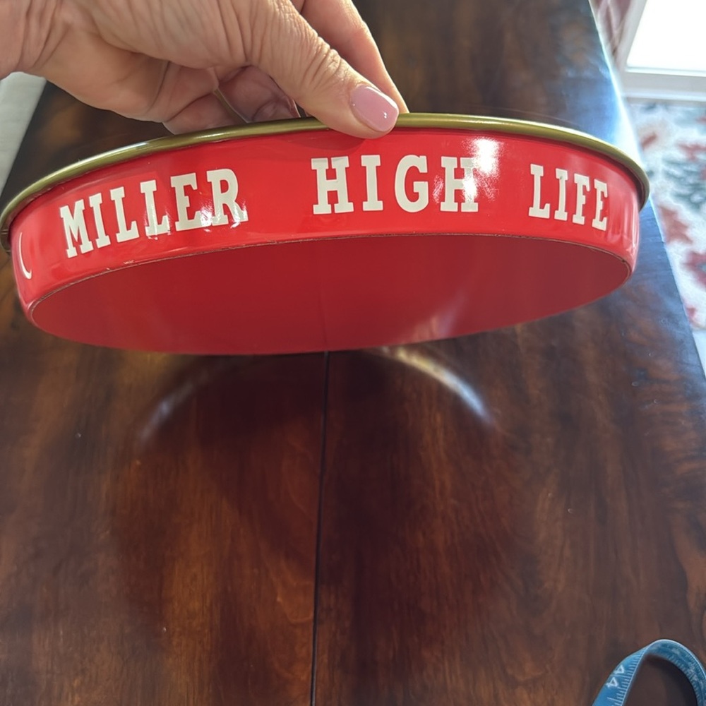 Miller High Life Vintage Beer Tray - Collector's Item - Picture 3 of 9